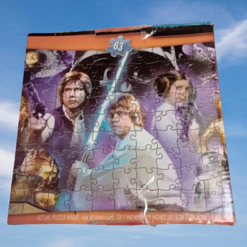 1 of 3 Star Wars Panorama Puzzle Inner Bag is Sealed Box Has Been Opened